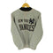 ヘインズ Hanes 80S USA製 ラグランスウェット チームロゴ 霜降りグレー メンズ import:M