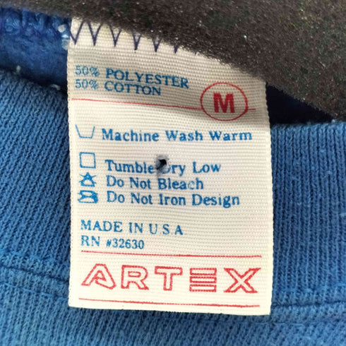 アーテックス ARTEX 80-90S USA製 クルーネックスウェット チームロゴ メンズ JPN:M