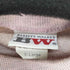 ビーダブルスポーツ BW SPORT BASSETT WALKER 80-90S USA製 カレッジプリントラグランスウェット 霜降りピンク メンズ JPN:XL