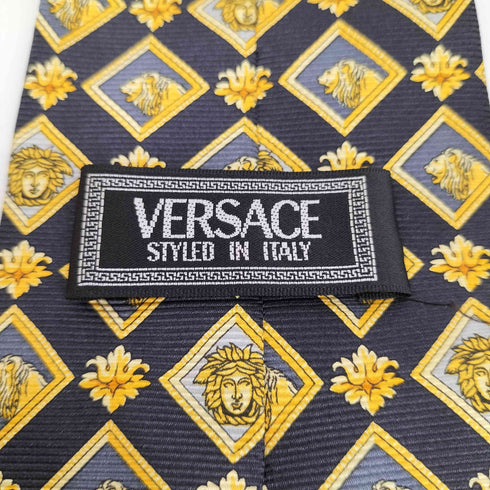 ヴェルサーチ VERSACE シルクネクタイ メデューサ メンズ