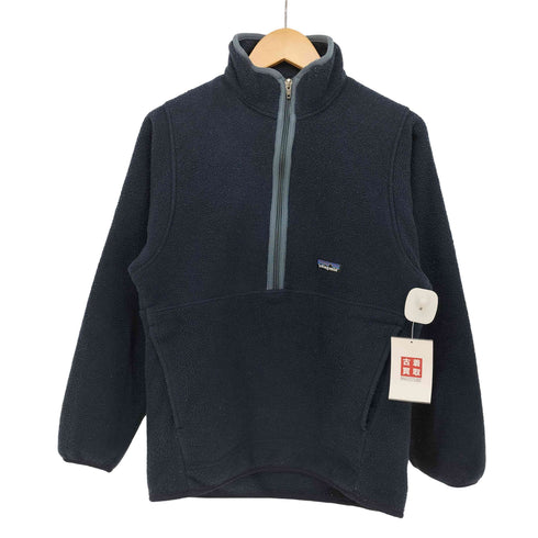 パタゴニアシンチラ PATAGONIA SYNCHILLA 00S ロゴ パッチ ハーフジップ フリース レディース import:S