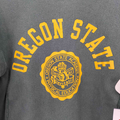 チャンピオン Champion USA製 復刻 単色タグ RW カレッジプリント スウェット トレーナー レディース import:M