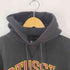 ステューシー Stussy 90S 紺タグ Old STUSSY オールドステューシー NYC プルオーバーパーカー フェードブラック ワッペン 前Vガゼット メンズ JPN:M