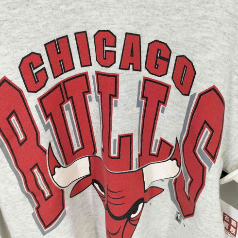エヌビーエー NBA JOSTENS SPORTSWEAR 90S USA製 クルーネックスウェット チームロゴ 霜降りグレー メンズ JPN:M