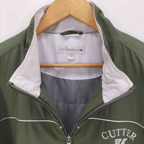 カッターアンドバック CUTTER&BUCK 両面刺繍ロゴ 中綿ジャケット メンズ JPN:XL