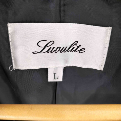 LUVULITE ウール混 襟フリルテーラドジャケット レディース JPN:L