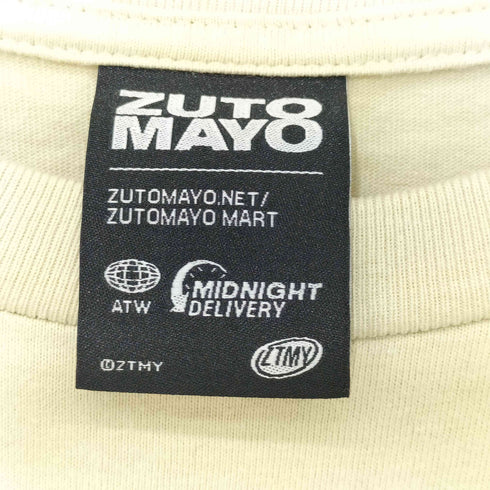 ZUTO MAYO 5th HP TOP LongTee 1 (Ivory) バックプリント ロングスリーブTシャツ バンドTシャツ メンズ L