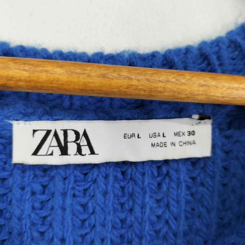 ザラ ZARA Royal Blue Navy Sweater メンズ L