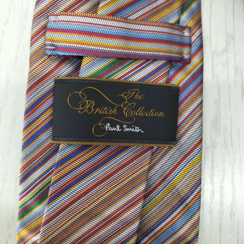 ポールスミス Paul Smith マルチストライプネクタイ シルク100% メンズ ONE SIZE