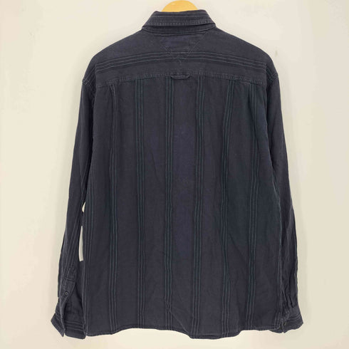 トミージーンズ tommy jeans 00s ステッチボタンダウン長袖シャツ メンズ import:M