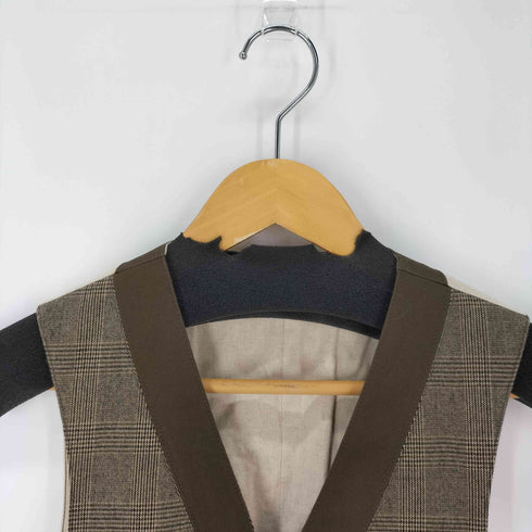 ポールスミスコレクション Paul Smith COLLECTION チェックベスト ジレ コットン メンズ import:M