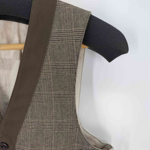 ポールスミスコレクション Paul Smith COLLECTION チェックベスト ジレ コットン メンズ import:M
