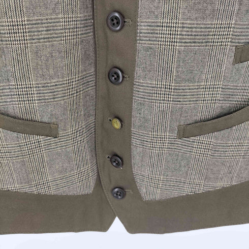ポールスミスコレクション Paul Smith COLLECTION チェックベスト ジレ コットン メンズ import:M