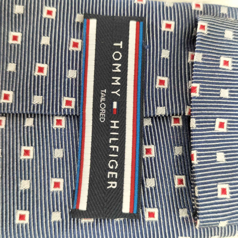 トミーヒルフィガー TOMMY HILFIGER 総柄シルクネクタイ メンズ
