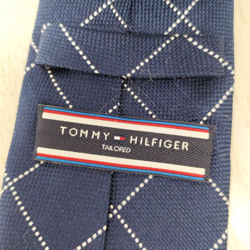 トミーヒルフィガー TOMMY HILFIGER 総柄シルクネクタイ メンズ
