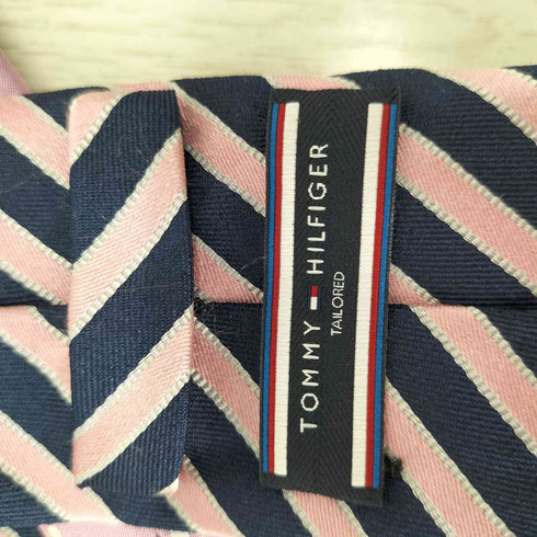 トミーヒルフィガー TOMMY HILFIGER 総柄シルクネクタイ メンズ