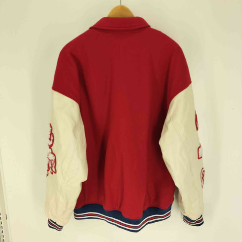 SEQUENZ シークエンズ サガラ ワッペン フェイク メルトン 衿付き スタジャン メンズ JPN:L