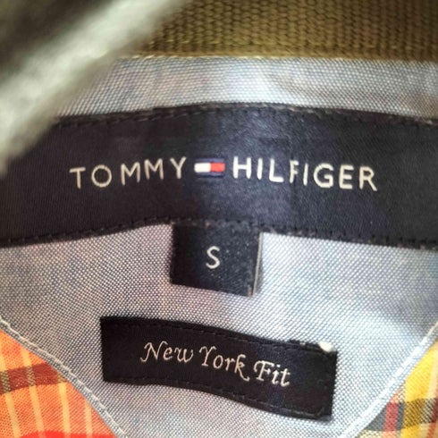 トミーヒルフィガー TOMMY HILFIGER New York Fit ロゴ刺繍 ボタンダウンL/Sチェックシャツ メンズ JPN:S