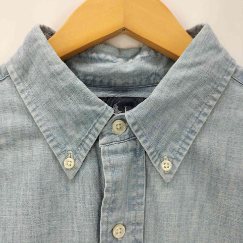 ラルフローレン RALPH LAUREN CLASSIC FIT ポニー刺繍 ボタンダウン シャンブレー長袖シャツ メンズ JPN:L