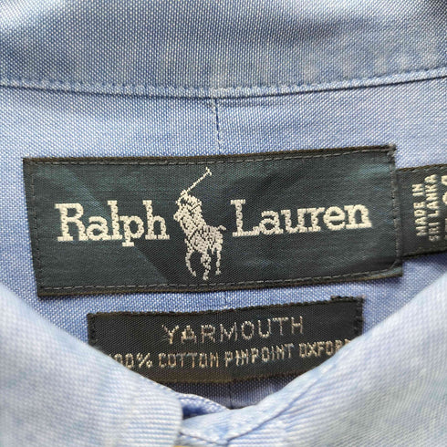 ラルフローレン RALPH LAUREN YARMOUTH ポニー刺しゅうボタンダウンシャツ メンズ 17-34