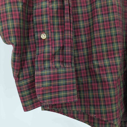 エルエルビーン L.L.Bean WRINKLE RESISTANT チェック柄ボタンダウンシャツ メンズ l-reg