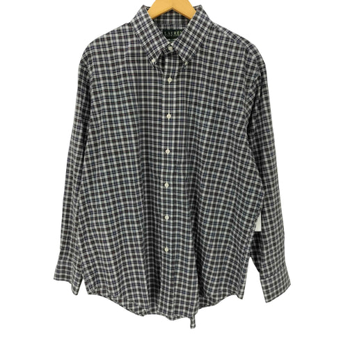 ローレンラルフローレン LAUREN RALPH LAUREN CLASSIC FIT ボタンダウン チェック柄 長袖シャツ メンズ 17 2/1