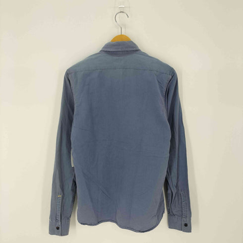 ザスコッチハウス The Scotch House ダメージ加工ワークシャツ フェード メンズ JPN:S