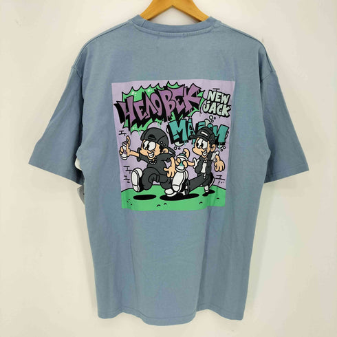 NEWJACK 両面プリント クルーネック半袖Tシャツ メンズ JPN:L