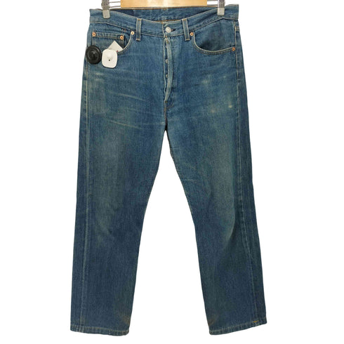 リーバイス Levis USA製 95年製 裏544刻印 脇割 501 ボタンフライストレートデニムパンツ メンズ 33×32