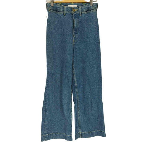 アズールバイマウジー AZUL by moussy DARTS DENIM WIDE レディース JPN:M