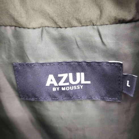 アズールバイマウジー AZUL by moussy 22AW スタンドアップ カラー パディング ベスト メンズ JPN:L