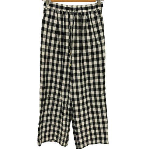 ユナイテッドアローズグリーンレーベルリラクシング UNITED ARROWS green label relaxing BREEZE LINEN ブリーズリネン ワイド パンツ レディース 38
