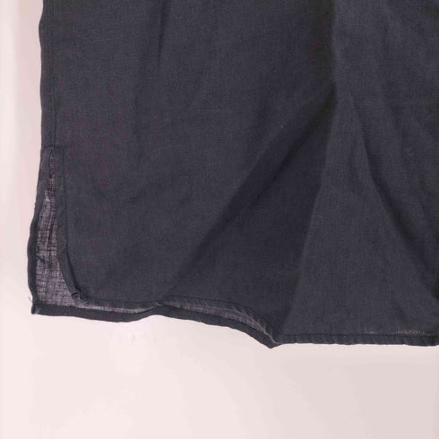 ユナイテッドアローズグリーンレーベルリラクシング UNITED ARROWS green label relaxing フレンチリネン スキッパー 5分袖 シャツ レディース FREE