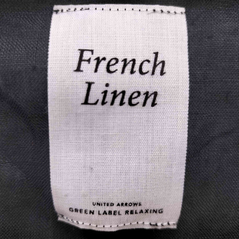 ユナイテッドアローズグリーンレーベルリラクシング UNITED ARROWS green label relaxing フレンチリネン スキッパー 5分袖 シャツ レディース FREE