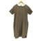 ホームスパン homspun フラットカラーリネン×綿 シャツワンピース レディース JPN:S