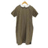 ホームスパン homspun フラットカラーリネン×綿 シャツワンピース レディース JPN:S