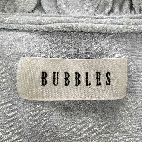 バブルス BUBBLES エンボスフラワークロップドブラウス エンボスフラワースカパン レディース FREE