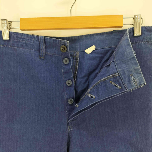 baumwolle ドイツ軍ヘリンボーンツイルワークパンツ メンズ 48