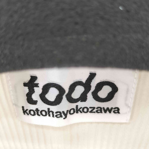 トゥードゥーコトハヨコザワ todo kotoha yokozawa ハイネックプリーツトップス レディース