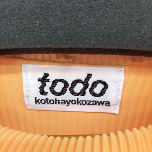 トゥードゥーコトハヨコザワ todo kotoha yokozawa プリーツS/S ワンピース レディース