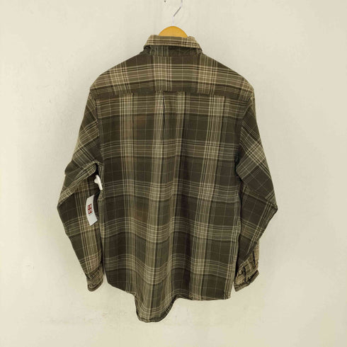 カーハート Carhartt 両ポケット チェック ヘビーネルシャツ メンズ import:M