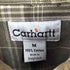 カーハート Carhartt 両ポケット チェック ヘビーネルシャツ メンズ import:M