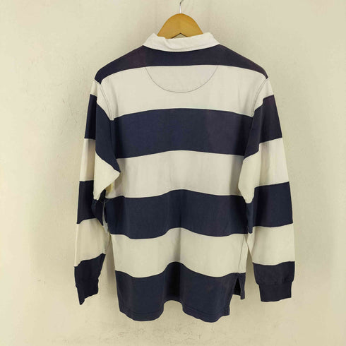 ポロバイラルフローレン Polo by RALPH LAUREN ポニー刺繍 ボーダー ラガーシャツ メンズ JPN:L