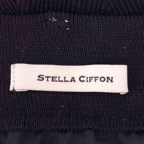 ステラシフォン STELLA CIFFON 素材切替イージースカート レディース