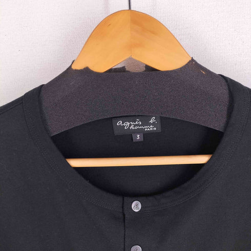 アニエスベーオム Agnes b.homme コットン天竺 スナップボタン カーディガン メンズ 3