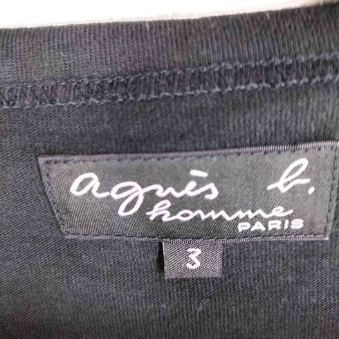 アニエスベーオム Agnes b.homme コットン天竺 スナップボタン カーディガン メンズ 3