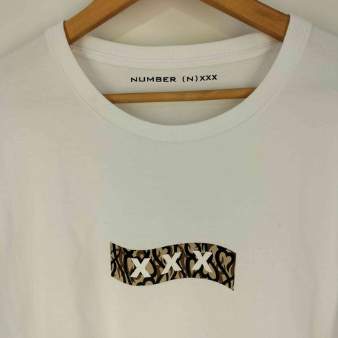 N NUMBER Box Logo Tee ボックスロゴプリント Tシャツ メンズ JPN:M