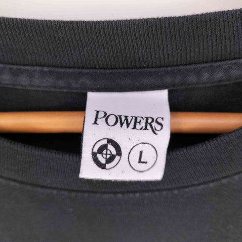 パワーズ POWERS ×Eric Elms プリント ポケット クルーネックTシャツ メンズ import:L