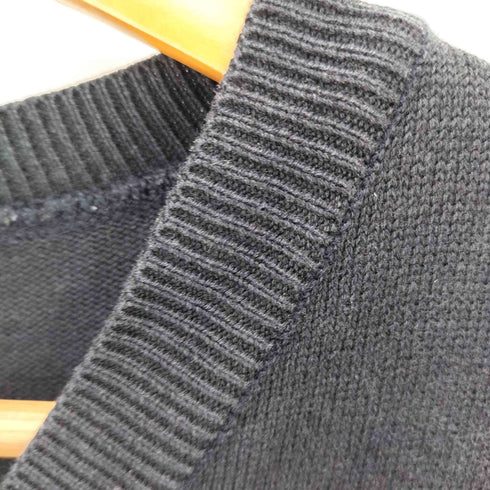 フブ FUBU ロゴ刺繍Vネックシャツ メンズ L