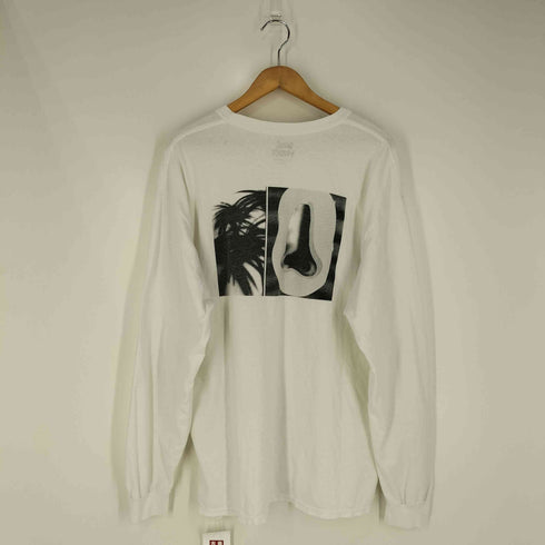 BOOK WORKS フロントロゴ バックプリント ロングスリーブTシャツ ロンT メンズ import:XL